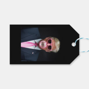 Trump Pink Kaugummi Präsident 47 USA Geschenkanhänger