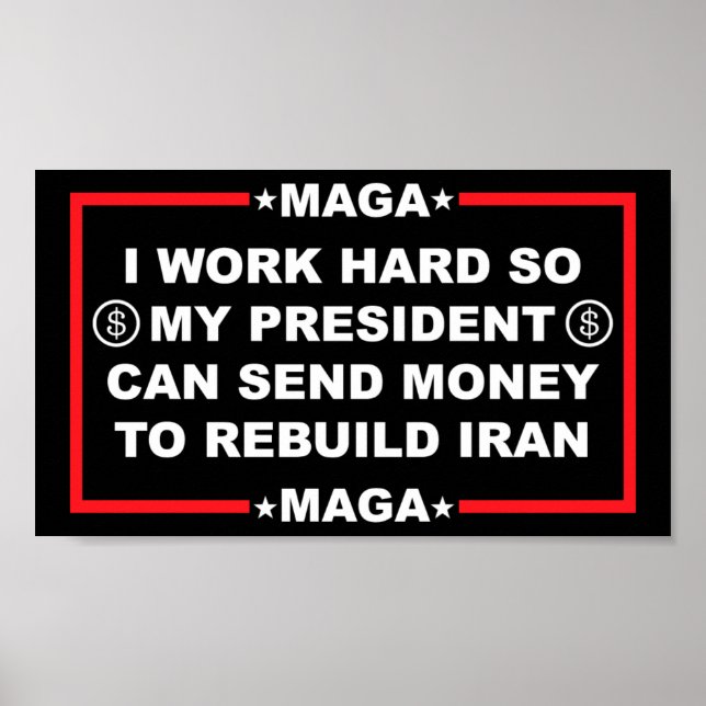 Trump-Plakat Poster (Vorne)