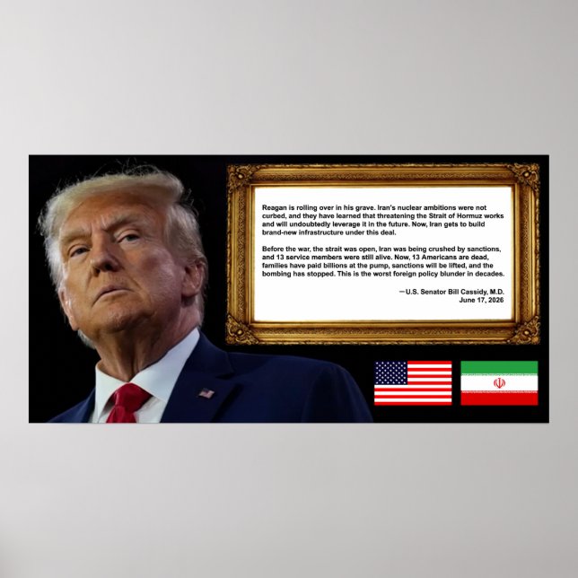 Trump-Plakat Poster (Vorne)