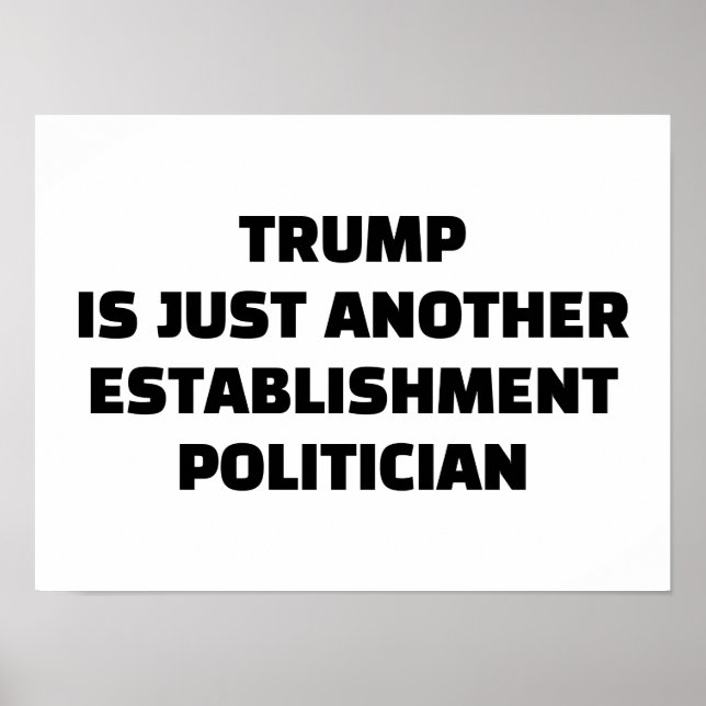 Trump-Plakat Poster (Vorne)