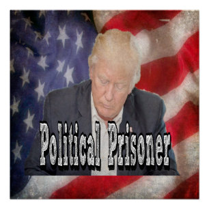Trump Politischer Gefangener Poster