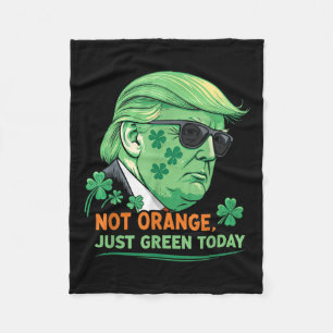 Trump politischer Humor - Grün ist das neue Orange Fleecedecke