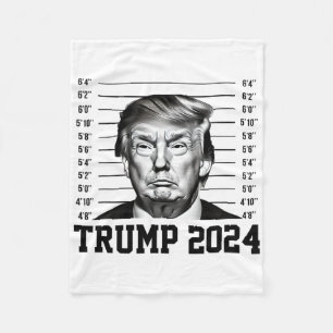 Trump Polizeifoto 45 Legende Präsident Fleecedecke
