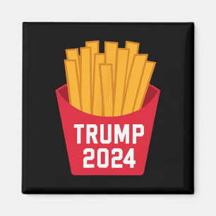Trump Pommes Frites 2025 Trump 2025 Trump Fritten Magnet