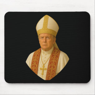 Trump Pope Graphic - Funny Political Design Mousepad