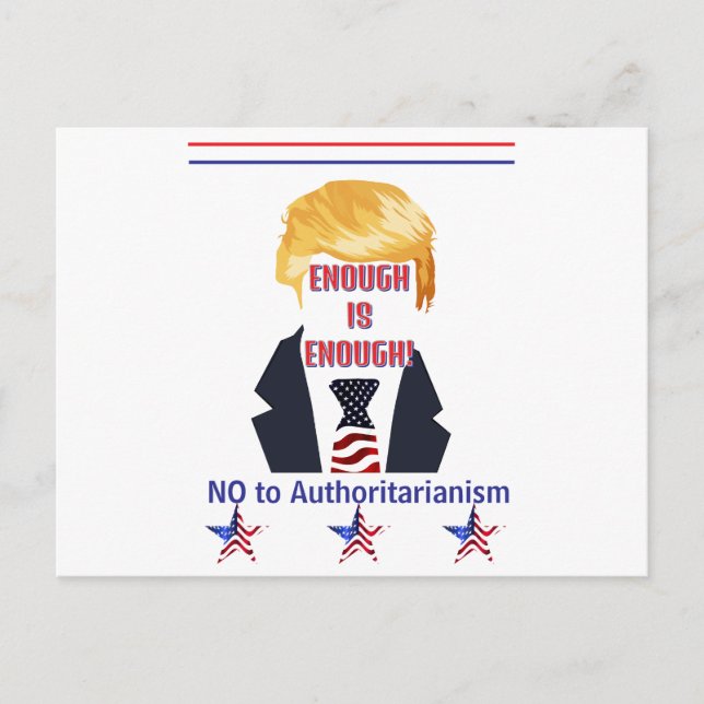 Trump Postcard im Weißen Haus Postkarte (Vorderseite)