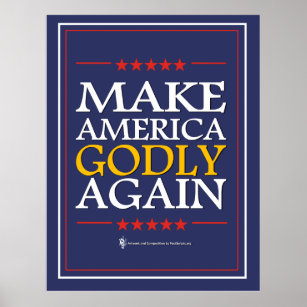 Trump - Poster: Amerika wieder zum Guten machen Poster