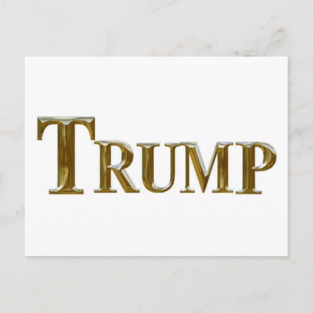TRUMP POSTKARTE (Vorderseite)