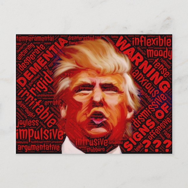 Trump Postmp Postkarte (Vorderseite)