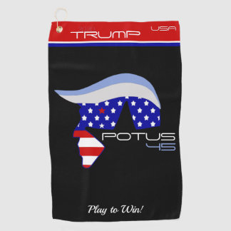 TRUMP POTUS19 Golfhandtuch