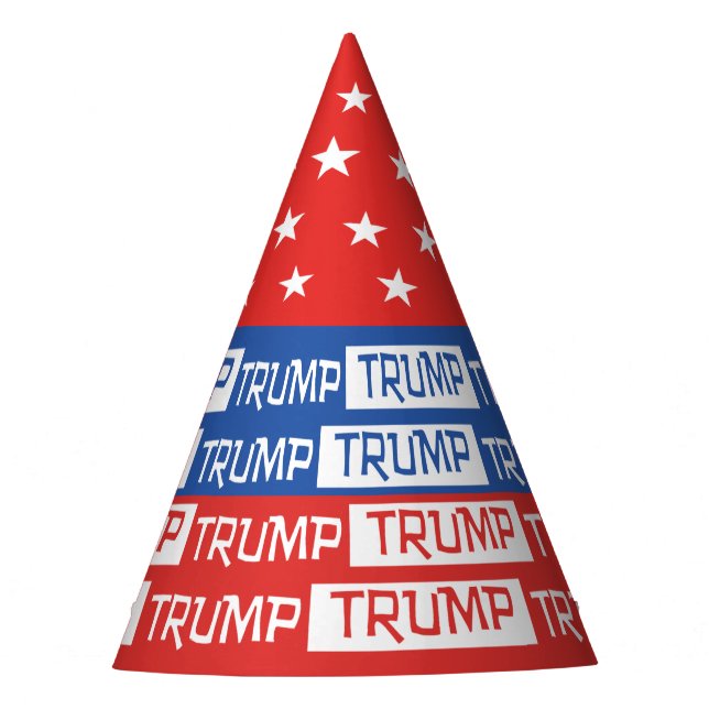 Trump - Präsident TRUMP Paper Party Hat Partyhütchen (Vorderseite)