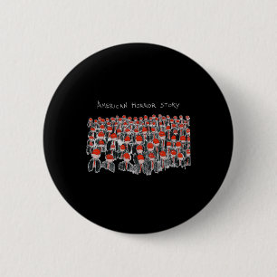 Trump-Präsident Usa Flag Halloween-Horror Story 1 Button
