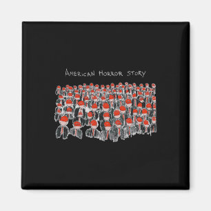 Trump Präsident USA-Flagge Halloween-Horror-Geschi Magnet