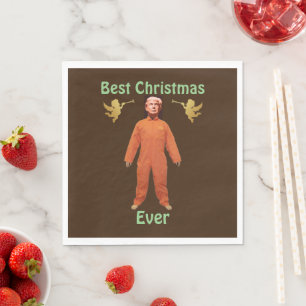 Trump Prisoner Paper Napkin Serviette