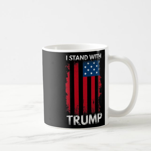 Trump Pro Trump-Unterstützer 1 Kaffeetasse (Rechts)