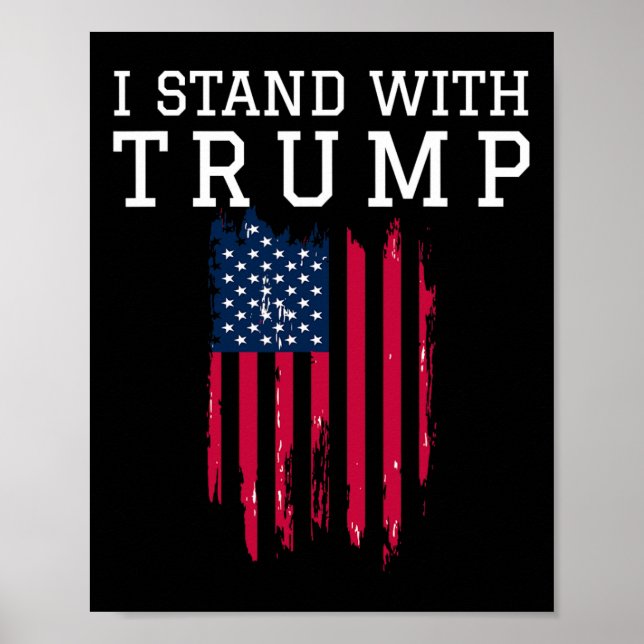 Trump Pro Trump-Unterstützer Poster (Vorne)