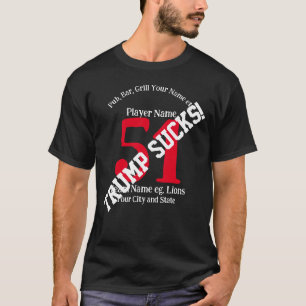 Trump Pub Bar Grill Name Nr. Ihr Name Barbecue T-Shirt