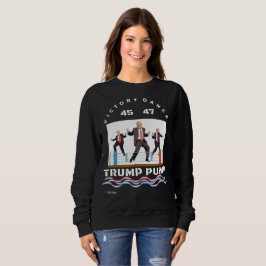Trump Pump Victory Dance Black T - Shirt