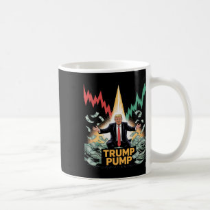 Trump pumpt Geld Lustige Grafik Trump 2025 Kaffeetasse