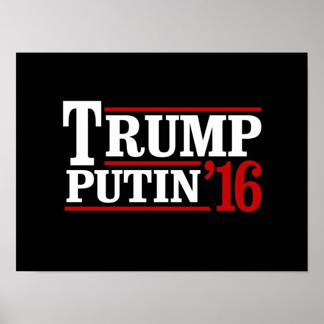 Trump Putin 2016 Poster (Vorne)