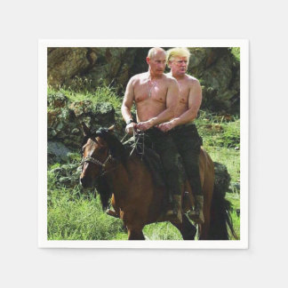 TRUMP PUTIN SERVIETTE