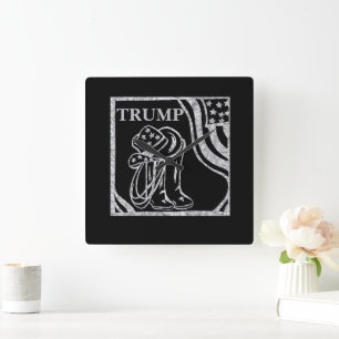 TRUMP QUADRATISCHE WANDUHR