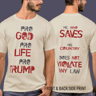 Trump Quote Shirt Conservative Apparel T - Shirt