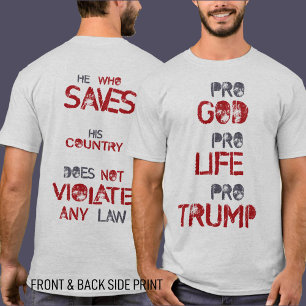 Trump Quote Shirt   Patriotisches politisches Slog