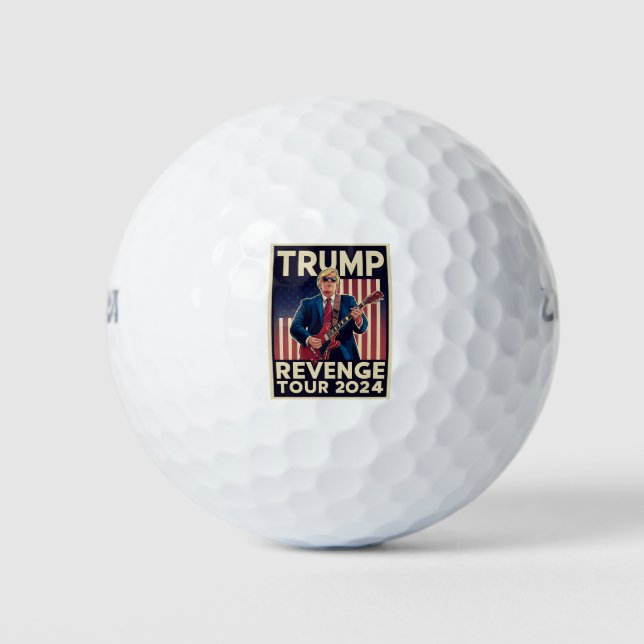 Trump-Rache Tour 2024 - Politische Wahl 2024 Golfball (Vorderseite)