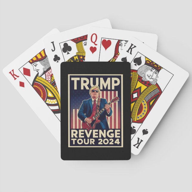 Trump-Rache Tour 2024 - Politische Wahl 2024 Spielkarten (Rückseite)