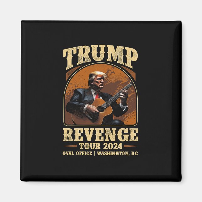Trump-Rache-Tour Oval Office Washington Dc  Magnet (Vorne)