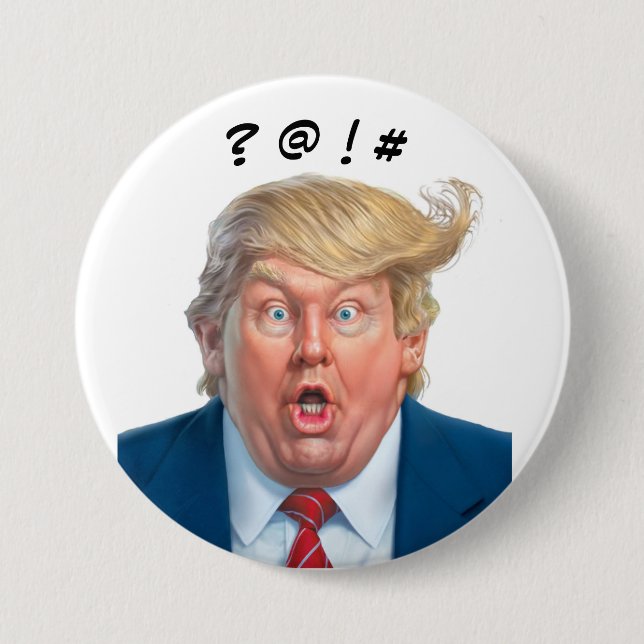 Trump Rants Button (Vorderseite)