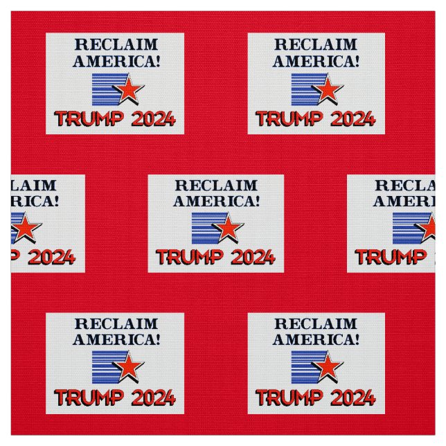 Trump Reclaim America Stoff (Muster)