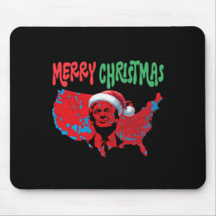 Trump Red Election Map frohe Weihnachten Trump Win Mousepad