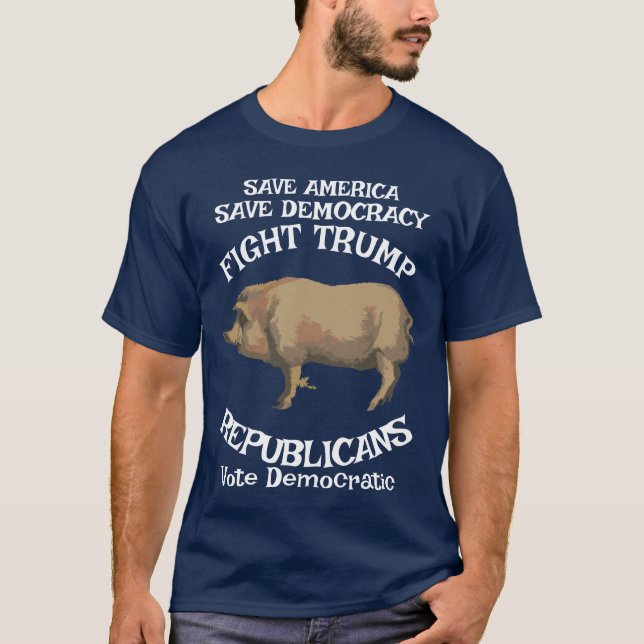 Trump Red Room Alligator Pit T-Shirt (Vorderseite)