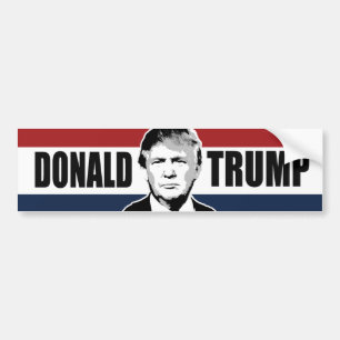 Trump Red White and Blue Bumper -.pnng Autoaufkleber