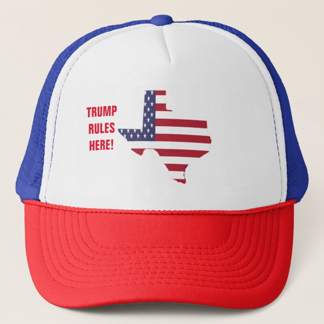 TRUMP REGELN HIER! TRUCKERKAPPE (Vorderseite)