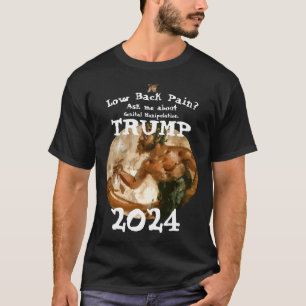 Trump-Republikaner Fragen Sie mich über Genitalman T-Shirt