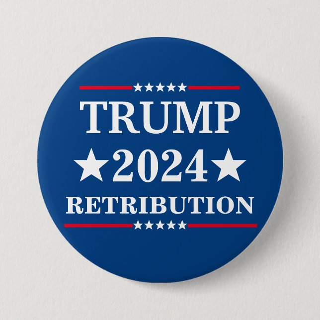 Trump-Retribution Button (Vorderseite)