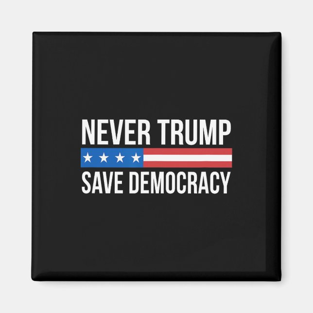 Trump - Rett Demokratie - Magnet (Vorne)