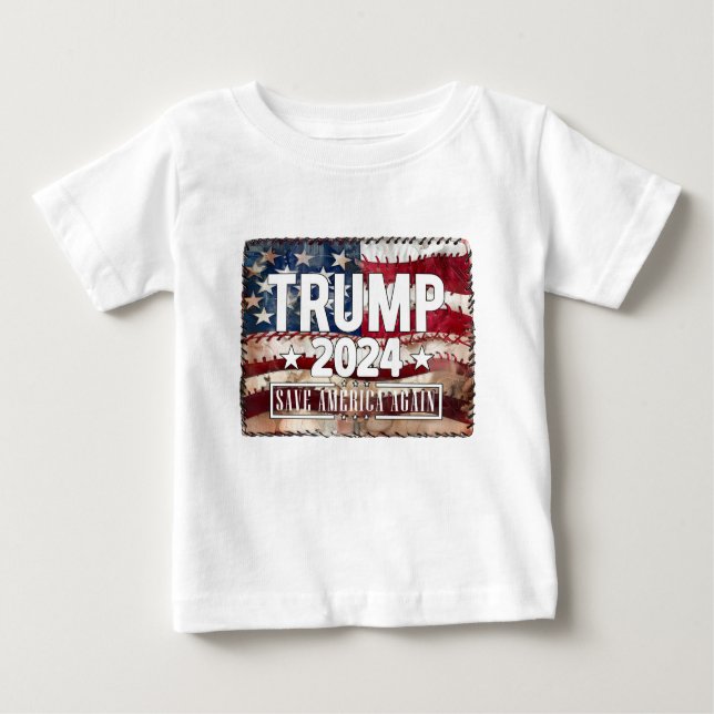 Trump! rett wieder Amerika. Baby T-shirt (Vorderseite)