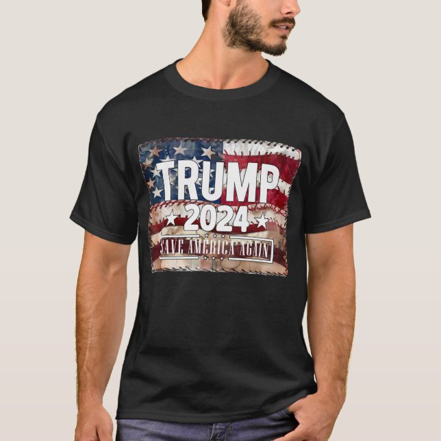 Trump! rett wieder Amerika. T-Shirt (Vorderseite)