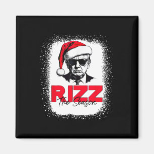 Trump Rizz Die Jahreszeit Weihnachten Funny Donald Magnet