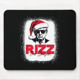 Trump Rizz Die Jahreszeit Weihnachten Funny Donald Mousepad