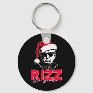 Trump Rizz Die Jahreszeit Weihnachten Funny Donald Schlüsselanhänger