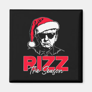 Trump Rizz The Season Funny Trump 2024 Xmas Pink S Magnet