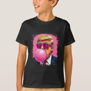 Trump rosa Kaugummi T-Shirt