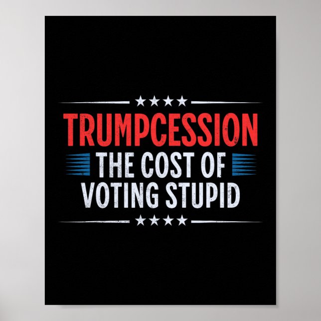 Trump Rücktritt  Poster (Vorne)