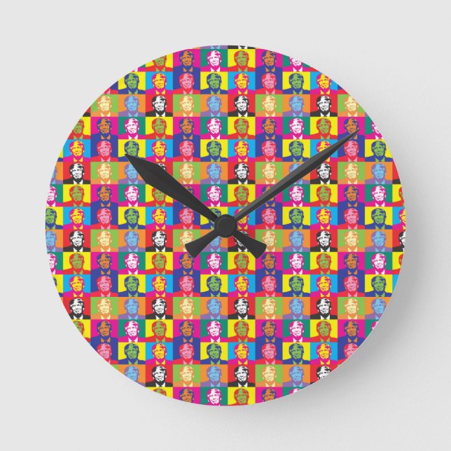 TRUMP RUNDE WANDUHR (Vorderseite)