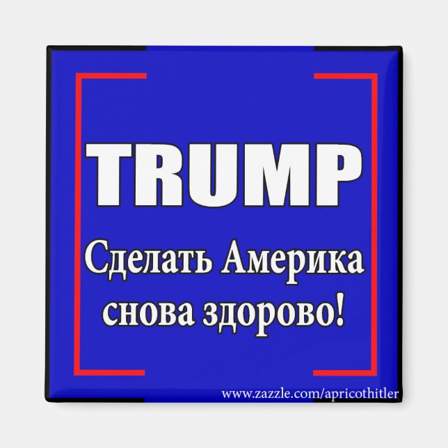 Trump Russian Magnet (Vorne)
